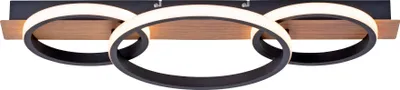 Produktbild von JUST LIGHT TROOPER LED Deckenleuchte Warmweiss 37W Holzdekor 15616-78