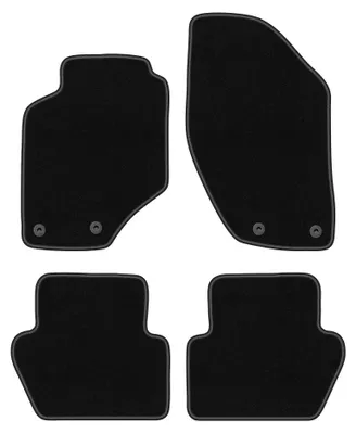 Produktbild von Velours-Fußmatten für Volvo 850 1991-1996 (Kombi/Limousine) – 4-tlg, Schwarz, passgenau – Wielganizator BASIC