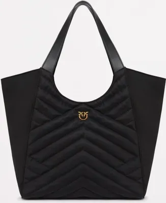 Obrázek produktu pro Pinko Tote Bag Puzzle Recycle Černý