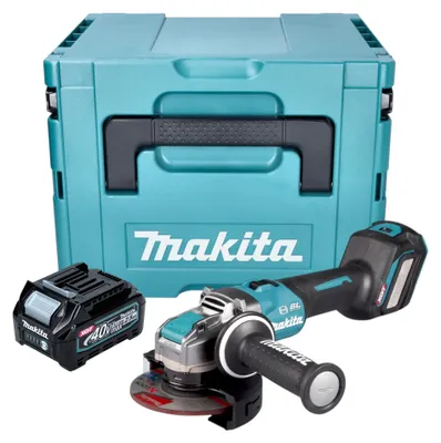 Productafbeelding van Makita GA 041 GD101 Accuslijper 40 V max. 125 mm X-LOCK Brushless + 1x accu 2,5 Ah + Makpac - zonder lader