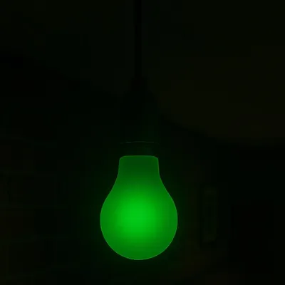 Image de Ampoule LED forme poire 3W = 25W E27 VERT Intérieur & Extérieur Party