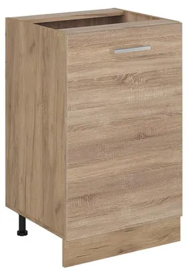 Immagine prodotto di Mobiletto base cucina Vicco R-Line Sonoma/Rovere dorato 50 cm senza piano di lavoro, Model 70402
