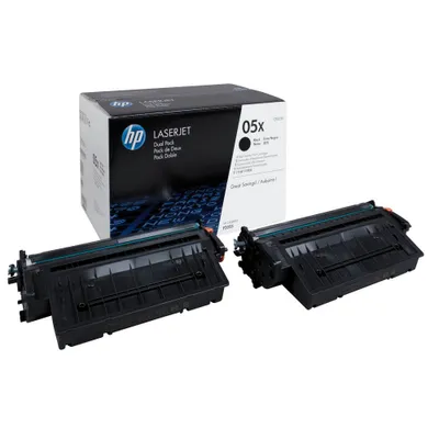 Immagine prodotto di Toner HP CE 505 XD confezione doppia nero n. 05 X
