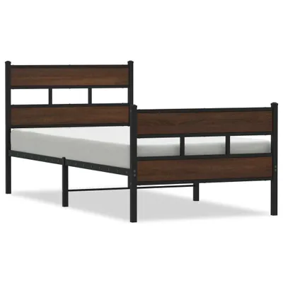 Obrázek produktu pro vidaXL Rám postele bez matrace s čelem a nohou 90x200 cm