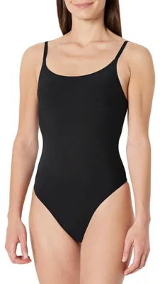 Produktbild von A. Essentials Damen Body aus Peachierter Mikrofaser, Schwarz, 42