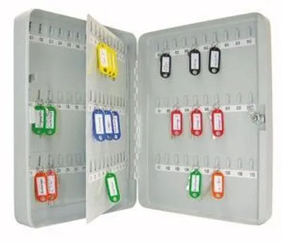 Produktbild von Schlüsselschrank f.110 Schlü. lichtGR 280x80x370mm (BxTxH)