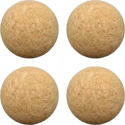 Produktbild von Pegasi Tischfussball Bälle - Kork - 36mm - 4 STK. - Korkbälle - Tischkicker Bälle - Kicker Bälle - Tischfußball Bälle - Tischkicker Ball - Bälle Tischkicker - Multi-Pack