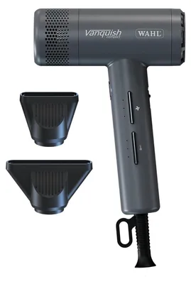 Image de Sèche-cheveux compact Vanquish, couleur gris, styler léger, technologie autonettoyante