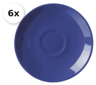 Produktbild von Untertasse für Espresso 6er Set Doppio indigo-blau