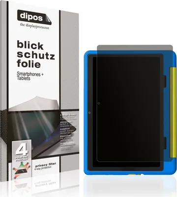 Produktbild von Blickschutzfolie für Yicty Kinder Tablet matt Schutzfolie Folie Display Schutz dipos