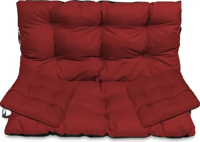 Produktbild von Sitzkissen Bankkissen Bankauflage - 140x50 cm und Rückenlehne 140x60 cm mit 2er 45x45 cm Stuhlkissen Set - Outdoor und Indoor - Bordeaux