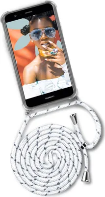 Produktbild von TWIST-Case + TWIST-Cord für Huawei P10 Lite, Farbe:Happy Coco (Silber)