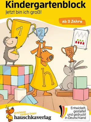Produktbild von Kindergartenblock ab 3 Jahre - Jetzt bin ich groß!