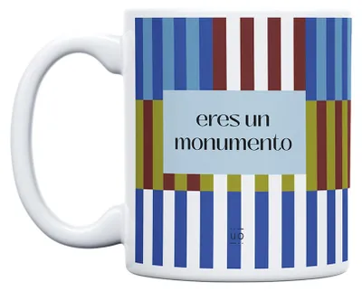 Keramik-Mok "Du bist ein Monument", 350 ml, spülmaschinengeeignet