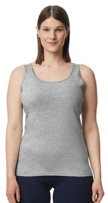 Immagine prodotto di Gildan - Top senza maniche "Softstyle" da donna FK2091 (L) (grigio)