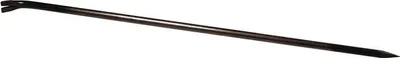 Produktbild von Brechstange Lnge 1500 mm Breite 50 mm mit gebogener Klaue + Spitze schwarz lackiert