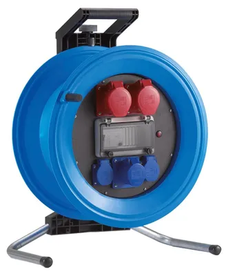 Produktbild von HEDI K4002120I Kabeltrommel Professional Plus 450, 400V 16A, leer, blau