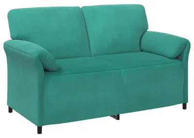 Produktbild von vidaXL 2-Sitzer Sofa Türkis 158 x 83 x 95 cm Samt