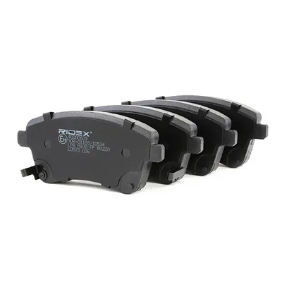 Produktbild von RIDEX 402B0609 Bremsbeläge Satz Vorne für FORD Focus II Kombi (DA, FFS, DS) für RENAULT MASTER III Kasten (FV) für HYUNDAI i30 CW (FD)