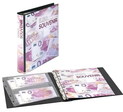 Produktbild von Lindner 1138 karat Sammelalbum für 0-Euro Souvenirscheine mit 10 Folienblättern