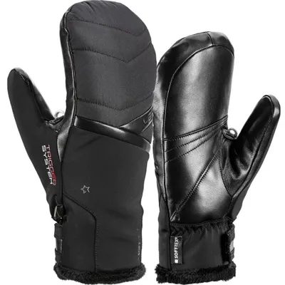 Produktbild von Leki Alpino Snowfox 3d Fausthandschuhe Schwarz 6.5 Frau Schwarz 6.5