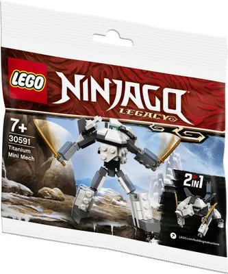 Produktbild von LEGO NINJAGO Titanium Mini Mech 30591, Bausatz, 7 Jahr(e), 77 Stück(e)
