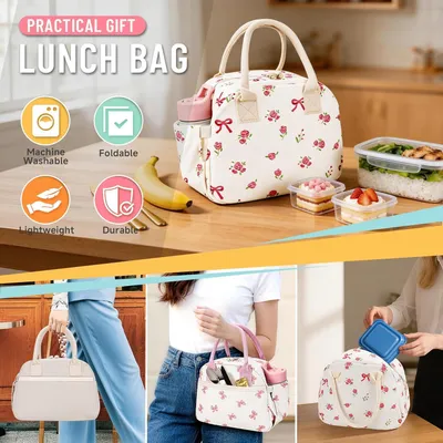 Image de Sac isotherme pour déjeuner, 10 litres, pliable, idéal pour l'école et le travail