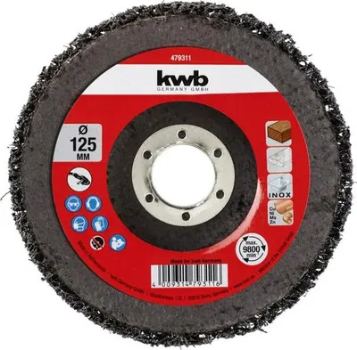 Produktbild von KWB Einhell 49479311 Schleifscheibe 125mm, Holz, Blech, Edelstahl