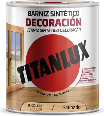 Produktbild von Titanlux-Lack m11100034 750 ml Farblos seidenmatt