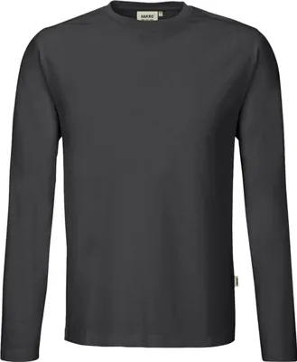 Produktbild von HAKRO Longsleeve Performance Herren #279 Gr. M karbongrau