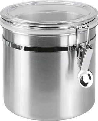 Obrázek produktu pro METALTEX Skladovací nádoba s akrylovým víkem 1 litr Ø11,8cmx12cm