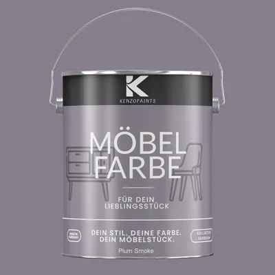 Produktbild von Kenzopaints 2,5Liter Möbelfarbe Möbellack Buntlack Farbraum - Plum Smoke