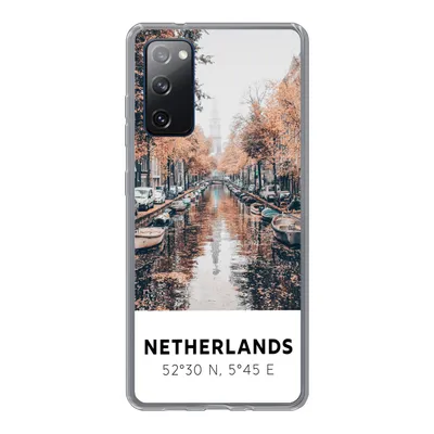Produktbild von MuchoWow® Handyhülle Schutzhülle Hülle für Samsung Galaxy S20 FE Niederlande - Amsterdam - Gracht - Herbst Silikon Softcase Handy Hülle - Abdeckung