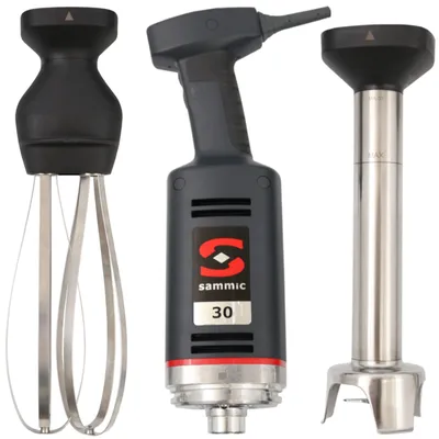 Obrázek produktu pro Ruční ponorný mixér s mixujícím ramenem a vyměnitelným šlehacím ramenem MB-31, Sammic, 230V/400W, ø98x(H)mm