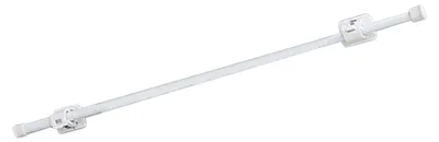 Produktbild von Gardinenstange mit Halterungen, teleskopierbar, zuverlässige Unterstützung, Gardinenstangen-Set für Badezimmer, Küche, 50–90 cm, 1 + Haken