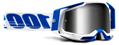 Produktbild von Motocross Brille Racecraft 2 Verspiegelt, Isola - Weiß Blau