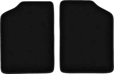 Image de Wielganizator Tapis avant de sol velours sur-mesure pour Renault 5 II (1986-1993, hatchback) noir, jeu 2 pièces, fixations