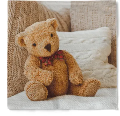 Produktbild von HAPPY PAPER Serviette "Oursy" (Teddybär) aus Tissue 33 x 33 cm, 20 Stück