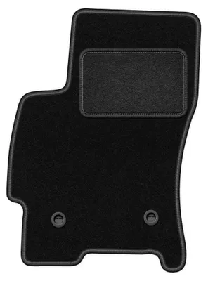 Produktbild von Fahrermatte Velours für Ford Mondeo MK3 2001-2007 (Kombi/Liftback/Limousine) – 1-tlg, Schwarz, passgenau – Wielganizator LUX