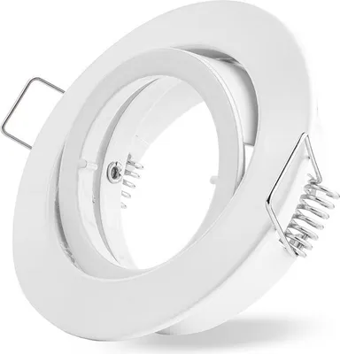 Productafbeelding van Inbouwspots, wit, kantelbaar, 68 mm, max. 50W, bajonetmontage