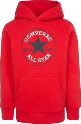 Produktbild von Converse Kids Fleece Ctp Core Po Kapuzenpullover Rot 5-6 Years Rot 5-6 Years