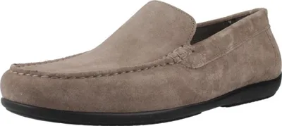 Produktbild von GEOX Slipper ASCANIO, Rauleder, Grau, Herren