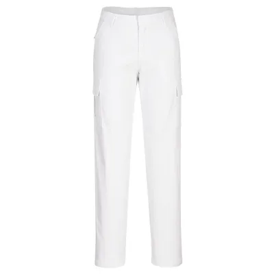 Image de Portwest S233 Pantalon Cargo Stretch Femme Blanc T. 26