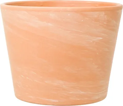 Produktbild von Siena Terrakotta Keramik Übertopf Blumentopf rund Pflanztopf ohne Loch für Zimmerpflanzen Hydrokultur Erde - Größe 12 M