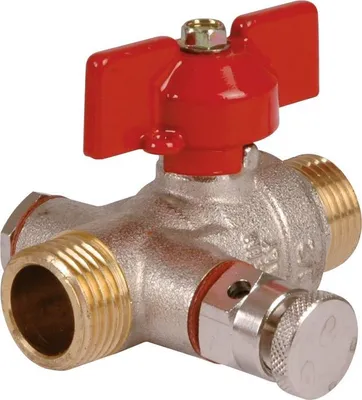 Image de Robinet Bille Purge 20/27 Robinet à Bille Démontable Avec Purge Intégrée - Nan