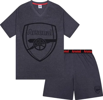 Image de Arsenal FC - Pyjama avec short pour homme GF720 (L) (Gris)