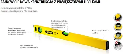 Zdjęcie produktu dla Stanley HTS Wasserwaage Klassik 40cm