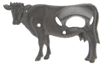 Produktbild von Clayre & Eef Flaschenöffner 16x3x10 cm Braun Eisen Kuh