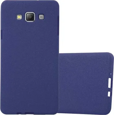 Produktbild von Cadorabo Schutzhülle für Samsung Galaxy A7 2015 Hülle in Blau Handyhülle TPU Etui Cover Case