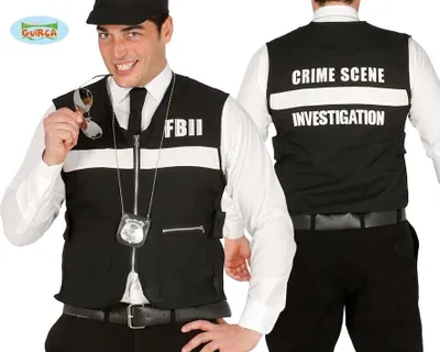 Produktbild von F.B.I. Polizei Weste für Erwachsene